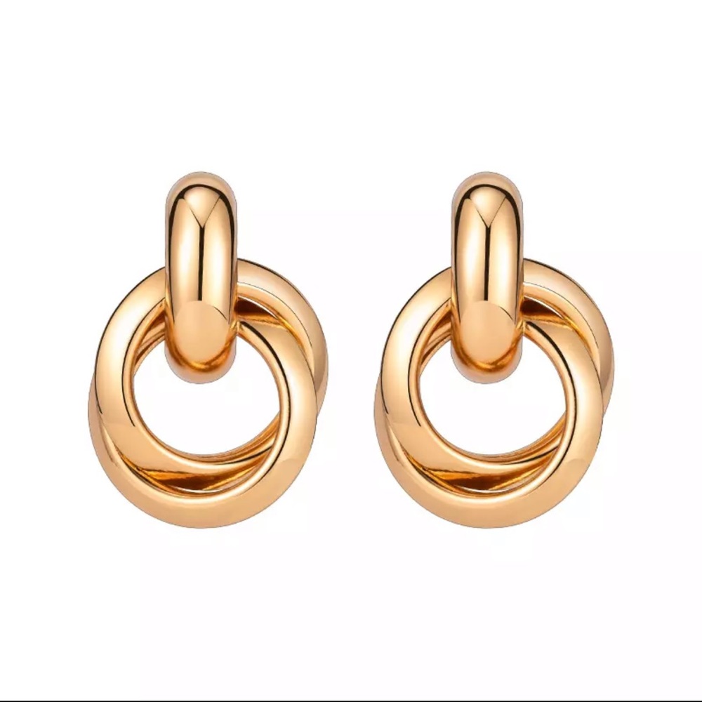 Gold Plated Hoop Earrings